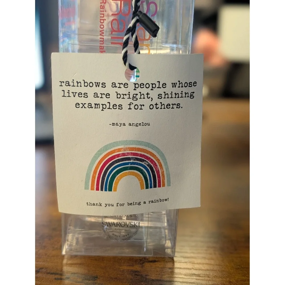 Kikkerland Standing STEM RainbowMaker Crystals from Swarovski Solar NIB Light